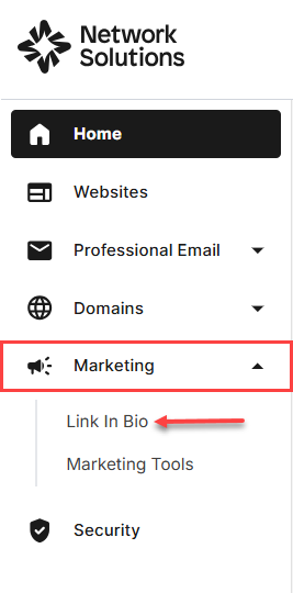 Marketplace Link In Bio Drop-down option