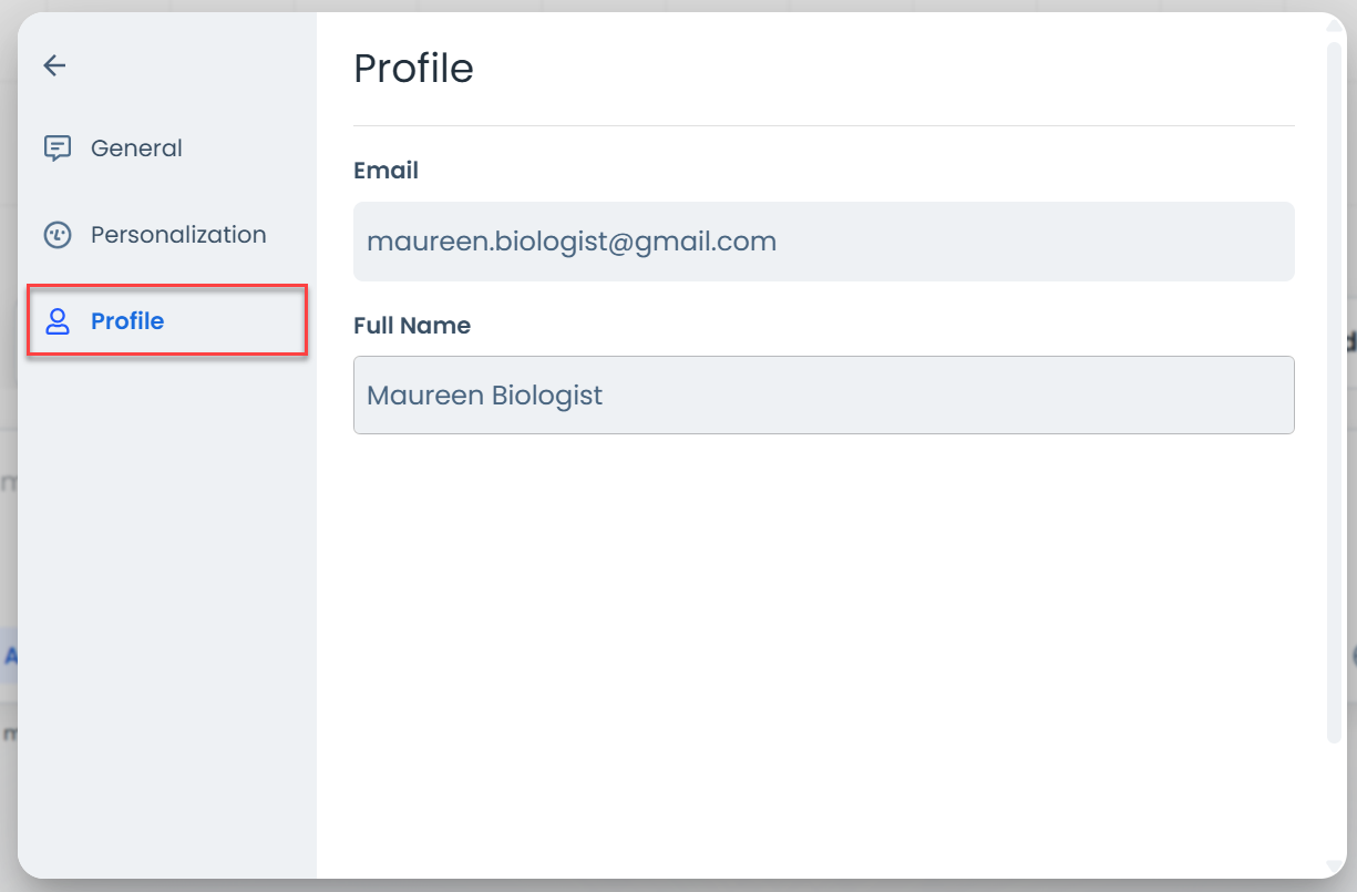 AI All-Access Settings - Profile