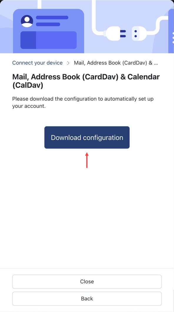 Download configuration