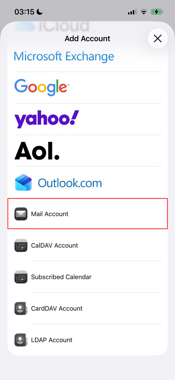 Mail Account Provider