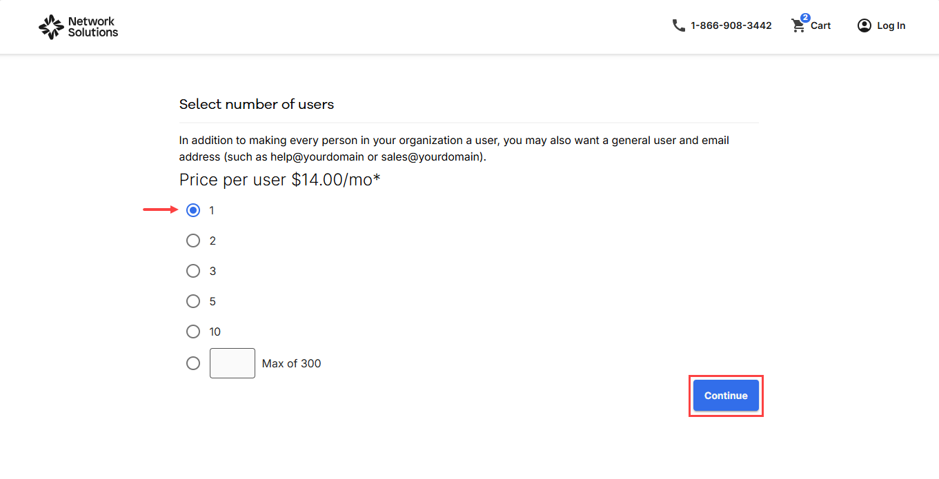 select number of users