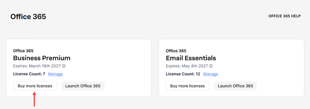 buy more licenses