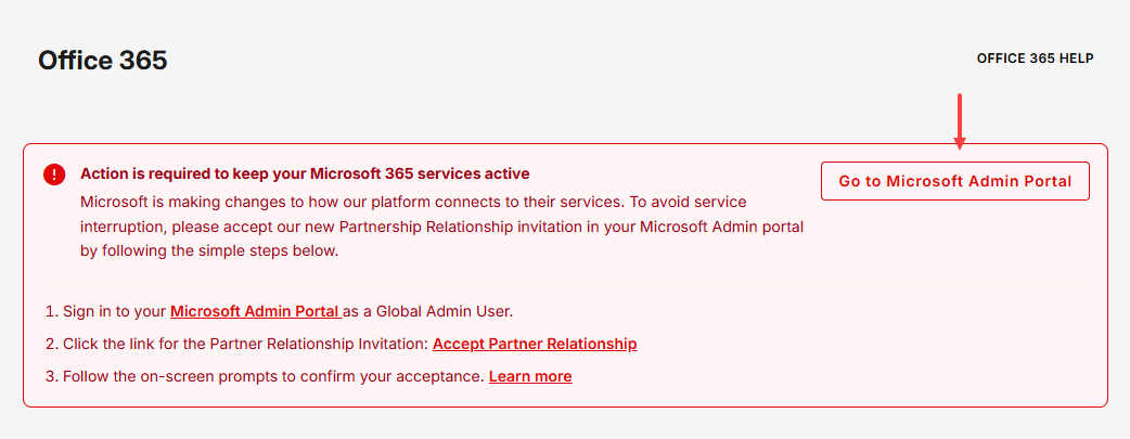 go to microsoft 365 admin portal