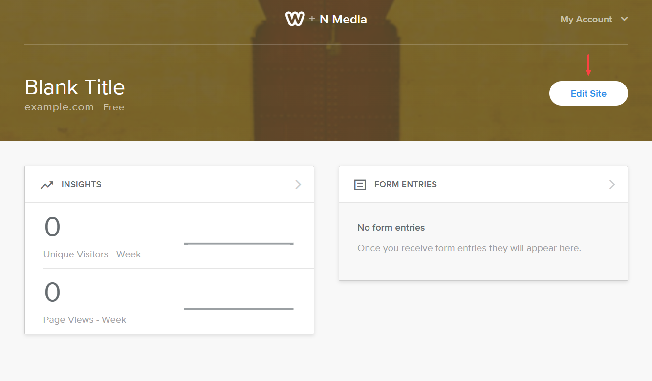 Weebly Site Editor