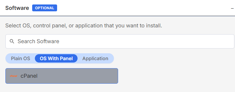 OS With Panel tab