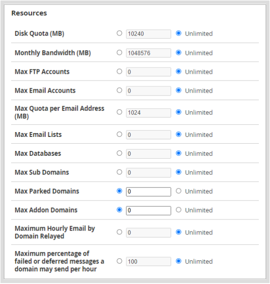 resources