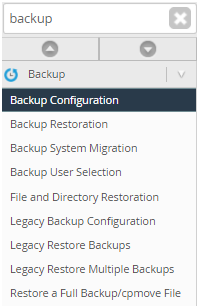 backup configuration