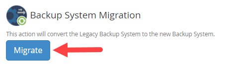 migrate button