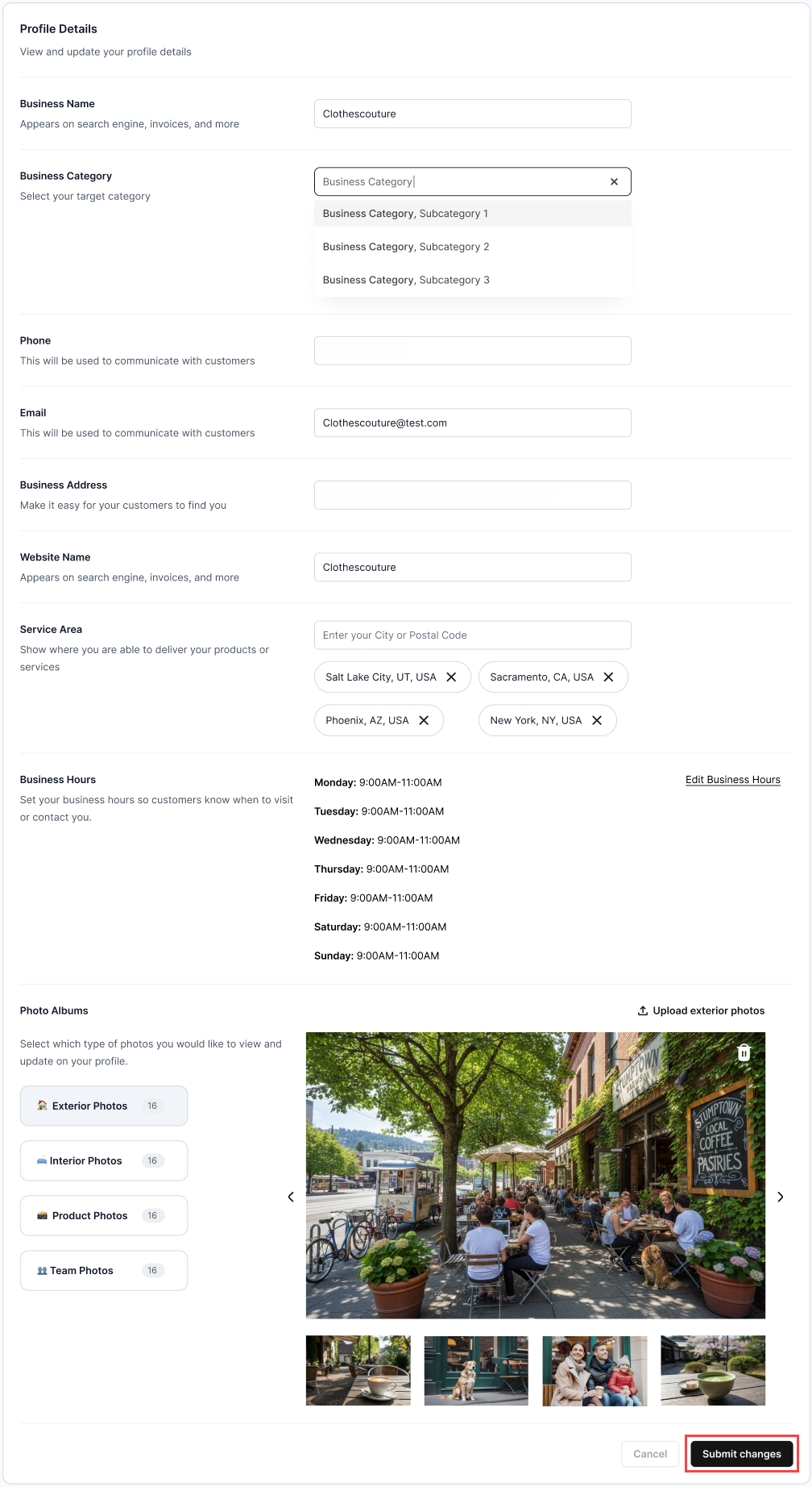 managing a google business profile listing