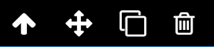 Campaign editor section action bar