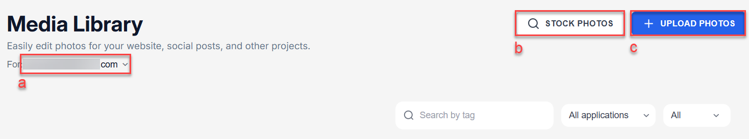 Media Library Tab Options