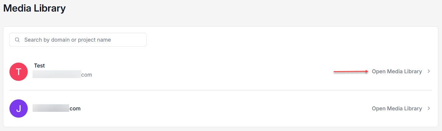 Media Library Tab