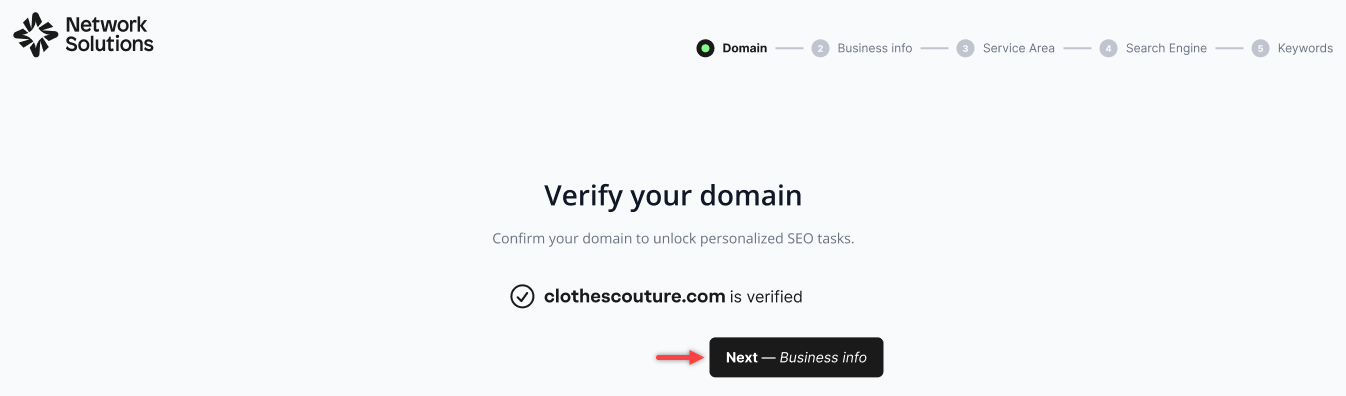 verified domain