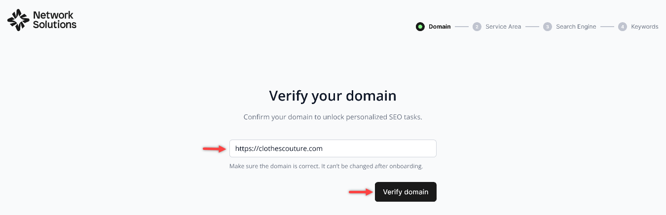 verify domain