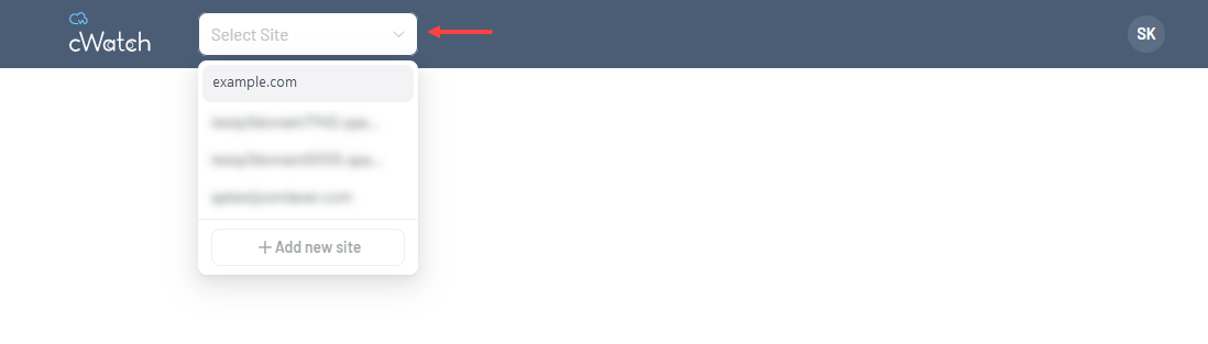 cwatch drop-down