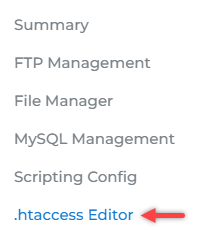 manage button