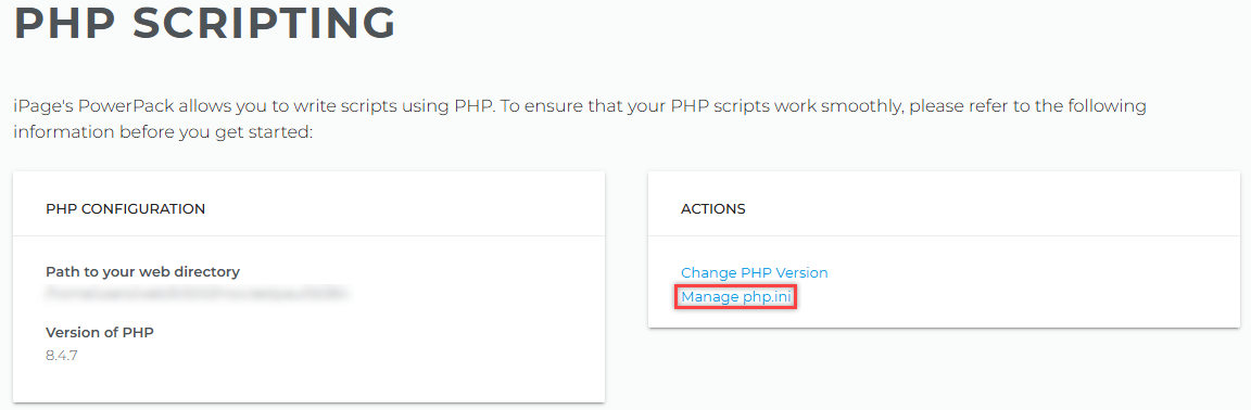 php.ini